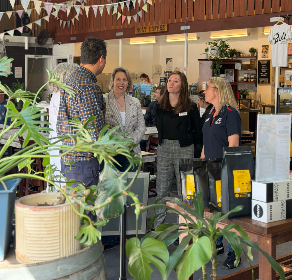 Coffee and conversations at the GOLD coffee launch
